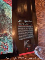 MaxSold Auction: Vintage Art Poster: San Francisco & The Bay Area Topographical Map - San Francisco (California, USA) SELLER MANAGED Estate Sale Online Auction - Kenwood Way
