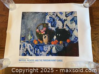 MaxSold Auction: Vintage Art Poster: The Steins Collect Matisse, Picasso, and the Parisian Avant-Garde for The San Francisco Museum of Modern Art SFMOMA - San Francisco (California, USA) SELLER MANAGED Estate Sale Online Auction - Kenwood Way