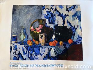 MaxSold Auction: Vintage Art Poster: The Steins Collect Matisse, Picasso, and the Parisian Avant-Garde for The San Francisco Museum of Modern Art SFMOMA - San Francisco (California, USA) SELLER MANAGED Estate Sale Online Auction - Kenwood Way