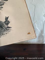 MaxSold Auction: Vintage Art: Unicorn & Rabbit by Melody Pena  - San Francisco (California, USA) SELLER MANAGED Estate Sale Online Auction - Kenwood Way