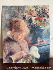 MaxSold Auction: Vintage Art: Young Woman Sewing 1879 by Pierre Auguste Renoir - San Francisco (California, USA) SELLER MANAGED Estate Sale Online Auction - Kenwood Way