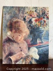 MaxSold Auction: Vintage Art: Young Woman Sewing 1879 by Pierre Auguste Renoir - San Francisco (California, USA) SELLER MANAGED Estate Sale Online Auction - Kenwood Way