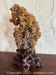 MaxSold Auction: Vintage Asian Carved Soapstone Grapes And Foliage Art - Signed - San Francisco (California, USA) SELLER MANAGED Estate Sale Online Auction - Kenwood Way