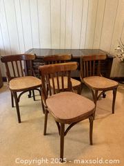 MaxSold Auction: Vintage Bentwood Caned Wicker Seated Bistro Chair - San Francisco (California, USA) SELLER MANAGED Estate Sale Online Auction - Kenwood Way