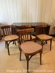 MaxSold Auction: Vintage Bentwood Caned Wicker Seated Bistro Chair - San Francisco (California, USA) SELLER MANAGED Estate Sale Online Auction - Kenwood Way