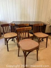 MaxSold Auction: Vintage Bentwood Caned Wicker Seated Bistro Chair - San Francisco (California, USA) SELLER MANAGED Estate Sale Online Auction - Kenwood Way