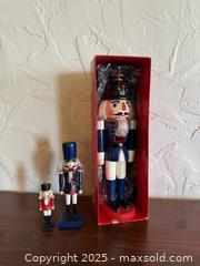 MaxSold Auction: Vintage Bloom-Rite 13" Nutcracker Soldier & Friends! - San Francisco (California, USA) SELLER MANAGED Estate Sale Online Auction - Kenwood Way