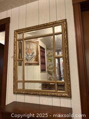 MaxSold Auction: Vintage Bombay Company Venetian Gold Carved Picture Window Hanging Console Wall Mirror - San Francisco (California, USA) SELLER MANAGED Estate Sale Online Auction - Kenwood Way