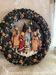MaxSold Auction: Vintage Brinn's Christmas Caroling Family Wreath - San Francisco (California, USA) SELLER MANAGED Estate Sale Online Auction - Kenwood Way