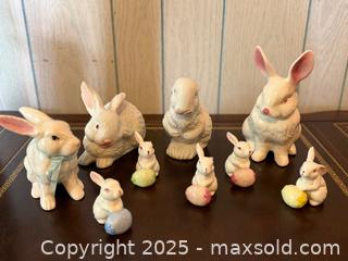 MaxSold Auction: Vintage Ceramic Easter Bunnies Rabbits - San Francisco (California, USA) SELLER MANAGED Estate Sale Online Auction - Kenwood Way