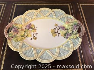 MaxSold Auction: Vintage Ceramic Grape Vine Serving Tray - San Francisco (California, USA) SELLER MANAGED Estate Sale Online Auction - Kenwood Way
