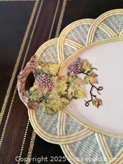 MaxSold Auction: Vintage Ceramic Grape Vine Serving Tray - San Francisco (California, USA) SELLER MANAGED Estate Sale Online Auction - Kenwood Way
