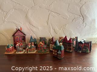 MaxSold Auction: Vintage Christmas Village Ornaments &#38; Decor - San Francisco (California, USA) SELLER MANAGED Estate Sale Online Auction - Kenwood Way