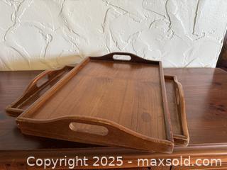 MaxSold Auction: Vintage Danish Teak Wooden Serving Trays - San Francisco (California, USA) SELLER MANAGED Estate Sale Online Auction - Kenwood Way