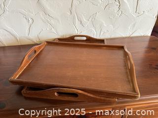 MaxSold Auction: Vintage Danish Teak Wooden Serving Trays - San Francisco (California, USA) SELLER MANAGED Estate Sale Online Auction - Kenwood Way