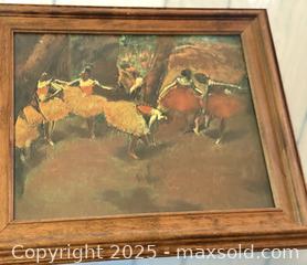 MaxSold Auction: Vintage Framed Art: Before the Performance by Edgar Degas - San Francisco (California, USA) SELLER MANAGED Estate Sale Online Auction - Kenwood Way
