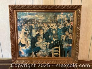 MaxSold Auction: Vintage Framed Art: Dance at Le Moulin de la Galette by Pierre-Auguste Renoir - San Francisco (California, USA) SELLER MANAGED Estate Sale Online Auction - Kenwood Way