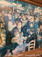 MaxSold Auction: Vintage Framed Art: Dance at Le Moulin de la Galette by Pierre-Auguste Renoir - San Francisco (California, USA) SELLER MANAGED Estate Sale Online Auction - Kenwood Way