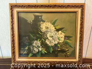 MaxSold Auction: Vintage Framed Art: LIGHT OF JUNE BY VERNON WARD - San Francisco (California, USA) SELLER MANAGED Estate Sale Online Auction - Kenwood Way
