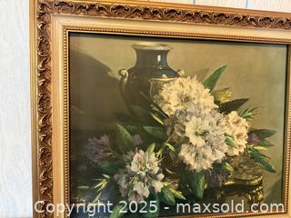 MaxSold Auction: Vintage Framed Art: LIGHT OF JUNE BY VERNON WARD - San Francisco (California, USA) SELLER MANAGED Estate Sale Online Auction - Kenwood Way