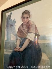 MaxSold Auction: Vintage Framed Art: The Broken Pitcher by William-Adolphe Bouguereau - San Francisco (California, USA) SELLER MANAGED Estate Sale Online Auction - Kenwood Way