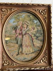 MaxSold Auction: Vintage Framed French Country Needlepoint Art - San Francisco (California, USA) SELLER MANAGED Estate Sale Online Auction - Kenwood Way
