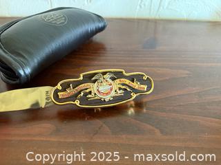 MaxSold Auction: Vintage Franklin Mint Miller Brewing Company Cutting Utensil w/ Case - San Francisco (California, USA) SELLER MANAGED Estate Sale Online Auction - Kenwood Way