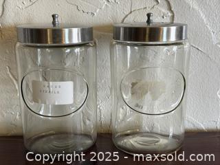 MaxSold Auction: Vintage Glass Gauze Storage Jars - San Francisco (California, USA) SELLER MANAGED Estate Sale Online Auction - Kenwood Way