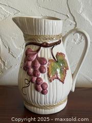 MaxSold Auction: Vintage Jay Willfred Andrea by Sadek Grape Cluster Pitcher - San Francisco (California, USA) SELLER MANAGED Estate Sale Online Auction - Kenwood Way