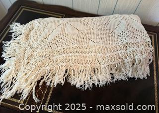 MaxSold Auction: Vintage Knit Tablecloth - San Francisco (California, USA) SELLER MANAGED Estate Sale Online Auction - Kenwood Way