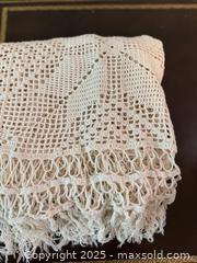 MaxSold Auction: Vintage Knit Tablecloth - San Francisco (California, USA) SELLER MANAGED Estate Sale Online Auction - Kenwood Way