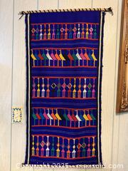MaxSold Auction: Vintage Latin American Woven Wallhanging #1 - San Francisco (California, USA) SELLER MANAGED Estate Sale Online Auction - Kenwood Way