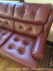 MaxSold Auction: Vintage Leather Couch - San Francisco (California, USA) SELLER MANAGED Estate Sale Online Auction - Kenwood Way