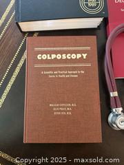 MaxSold Auction: Vintage Medical Gynecology & Colonoscopy Books & Stethoscope - San Francisco (California, USA) SELLER MANAGED Estate Sale Online Auction - Kenwood Way