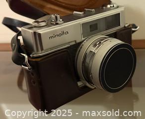 MaxSold Auction: Vintage Minolta Hi-Matic 7 Film Camera - San Francisco (California, USA) SELLER MANAGED Estate Sale Online Auction - Kenwood Way
