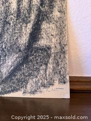 MaxSold Auction: Vintage Original Striking Charcoal Portrait  - San Francisco (California, USA) SELLER MANAGED Estate Sale Online Auction - Kenwood Way