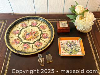 MaxSold Auction: Vintage Serving Trays, Fragrances, Faux Flowers, & More - San Francisco (California, USA) SELLER MANAGED Estate Sale Online Auction - Kenwood Way