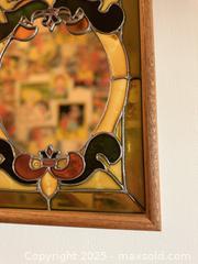 MaxSold Auction: Vintage Small ArtGlas Wood Framed Framed Stained Glass Mirror - San Francisco (California, USA) SELLER MANAGED Estate Sale Online Auction - Kenwood Way