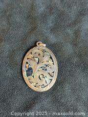 MaxSold Auction: Vintage Sterling Silver Overlay Flower Pendant With Abalone Inlay - San Francisco (California, USA) SELLER MANAGED Estate Sale Online Auction - Kenwood Way