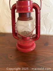 MaxSold Auction: Vintage Sun Brand Red Kerosene Oil Lantern  - San Francisco (California, USA) SELLER MANAGED Estate Sale Online Auction - Kenwood Way