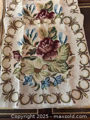 MaxSold Auction: Vintage Victorian Floral Needlepoint Cushion Covers - San Francisco (California, USA) SELLER MANAGED Estate Sale Online Auction - Kenwood Way