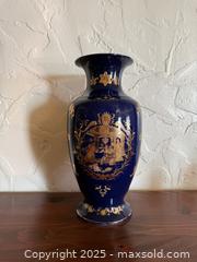 MaxSold Auction: Vintage Victorian Scene Fine Porcelain Cobalt Blue & Gold Vase - San Francisco (California, USA) SELLER MANAGED Estate Sale Online Auction - Kenwood Way