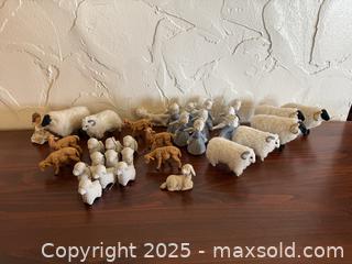 MaxSold Auction: Vintage Woolly Sheep & Angel Christmas Ornaments - San Francisco (California, USA) SELLER MANAGED Estate Sale Online Auction - Kenwood Way