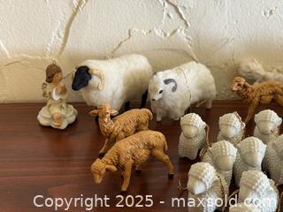 MaxSold Auction: Vintage Woolly Sheep & Angel Christmas Ornaments - San Francisco (California, USA) SELLER MANAGED Estate Sale Online Auction - Kenwood Way