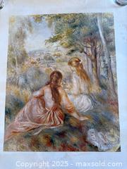 MaxSold Auction: Vintge Art Poster: In The Meadow by Pierre-Auguste Renoir for The Metropolitan Museum of Art - San Francisco (California, USA) SELLER MANAGED Estate Sale Online Auction - Kenwood Way