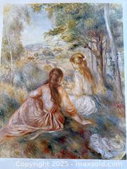 MaxSold Auction: Vintge Art Poster: In The Meadow by Pierre-Auguste Renoir for The Metropolitan Museum of Art - San Francisco (California, USA) SELLER MANAGED Estate Sale Online Auction - Kenwood Way