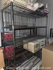 MaxSold Auction: Chrome Wire Shelving Unit, 5 Shelves, Approx. 6FT HIGH - Toronto (Ontario, Canada) PARTNER MANAGED Downsizing Online Auction - Research Road (STORAGE)
