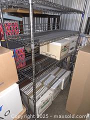MaxSold Auction: Chrome Wire Shelving Unit, 5 Shelves, Approx. 6FT HIGH - Toronto (Ontario, Canada) PARTNER MANAGED Downsizing Online Auction - Research Road (STORAGE)