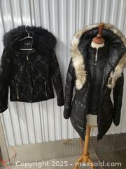 MaxSold Auction: Lot of 2 Women's Black Hooded Winter Jackets Size S - Toronto (Ontario, Canada) PARTNER MANAGED Downsizing Online Auction - Research Road (STORAGE)