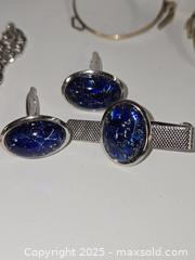 MaxSold Auction: Lot of Men's Vintage Accessories: Pocket Watch, Cufflinks, Tie Bars - Toronto (Ontario, Canada) PARTNER MANAGED Downsizing Online Auction - Research Road (STORAGE)